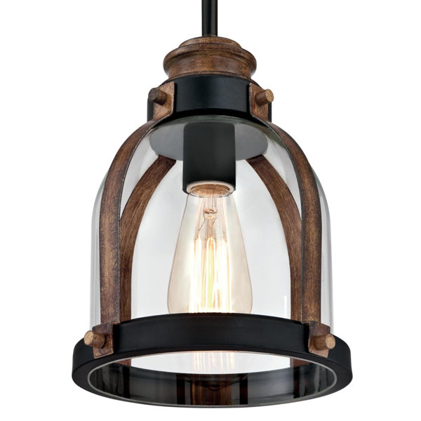 Gracie Oaks Darcy 1 Light Single Bell Pendant & Reviews Wayfair